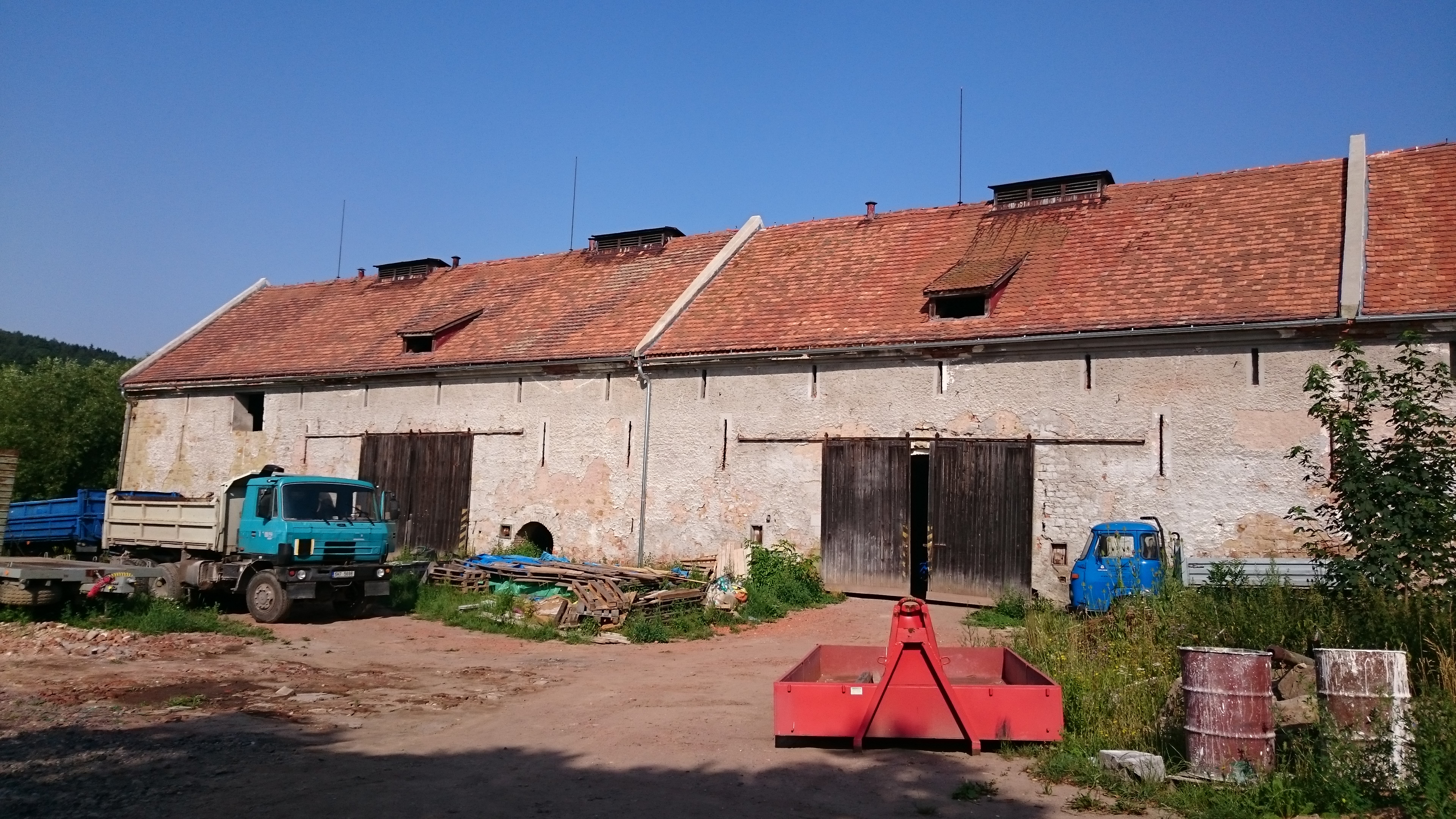 Opravená střecha A,B,C - financováno z ORP